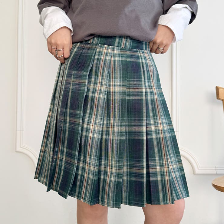 チェックプリーツミニスカパン | Outfitter lab | 詳細画像18 