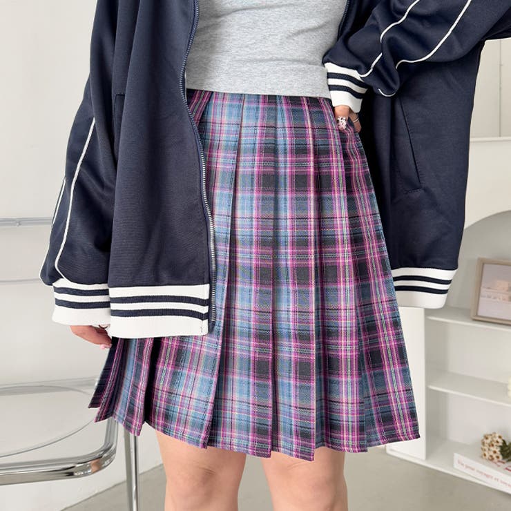 チェックプリーツミニスカパン | Outfitter lab | 詳細画像22 