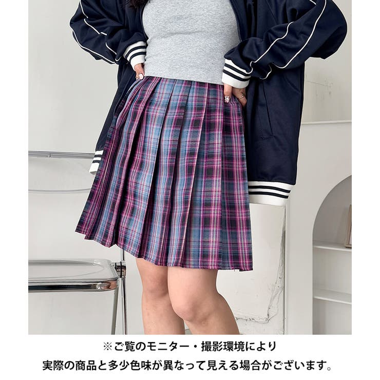 チェックプリーツミニスカパン[品番：OUTW0000197]｜Outfitter
