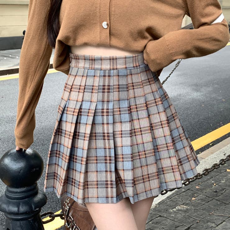 チェックミニ丈プリーツスカパン | Outfitter lab | 詳細画像10 