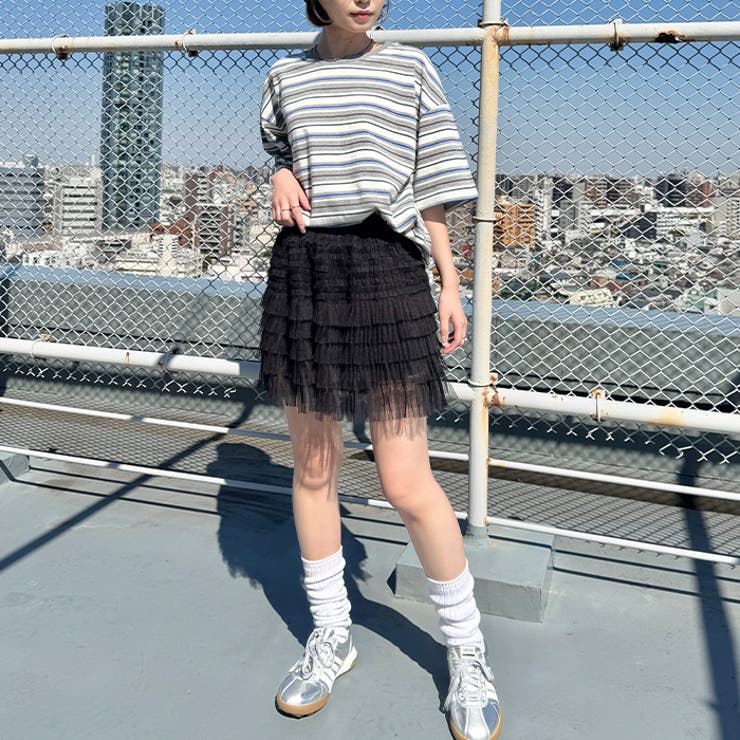 チュールティアードミニスカパン[品番：OUTW0000290]｜Outfitter