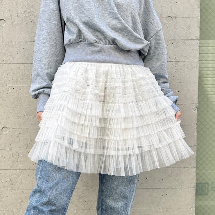 チュールティアードミニスカパン | Outfitter lab | 詳細画像6 