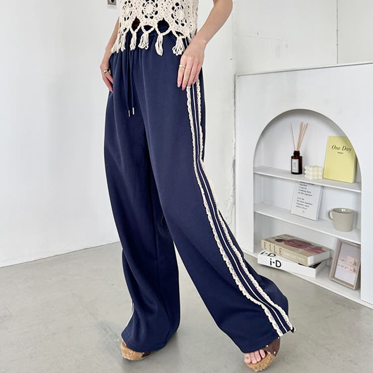 プチレースサイドラインパンツ | Outfitter lab | 詳細画像10 