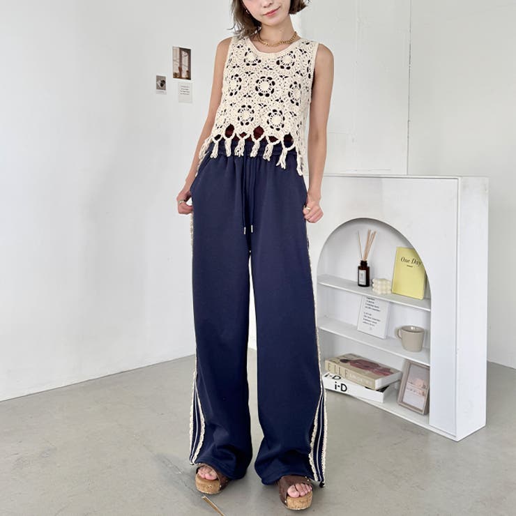 プチレースサイドラインパンツ | Outfitter lab | 詳細画像14 