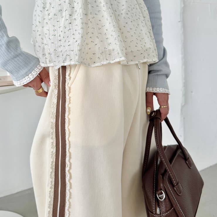 プチレースサイドラインパンツ | Outfitter lab | 詳細画像23 