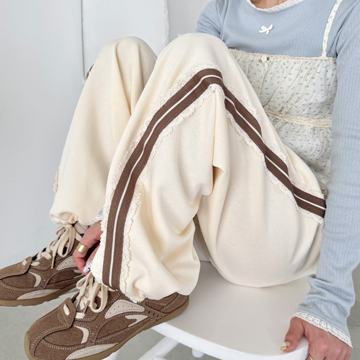 プチレースサイドラインパンツ | Outfitter lab | 詳細画像24 