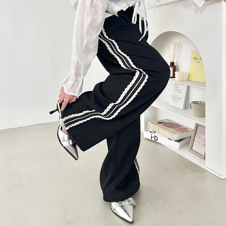 プチレースサイドラインパンツ | Outfitter lab | 詳細画像6 