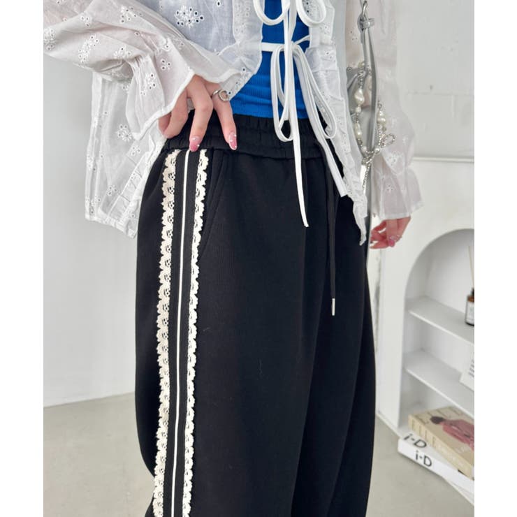 プチレースサイドラインパンツ[品番：OUTW0000450]｜Outfitter
