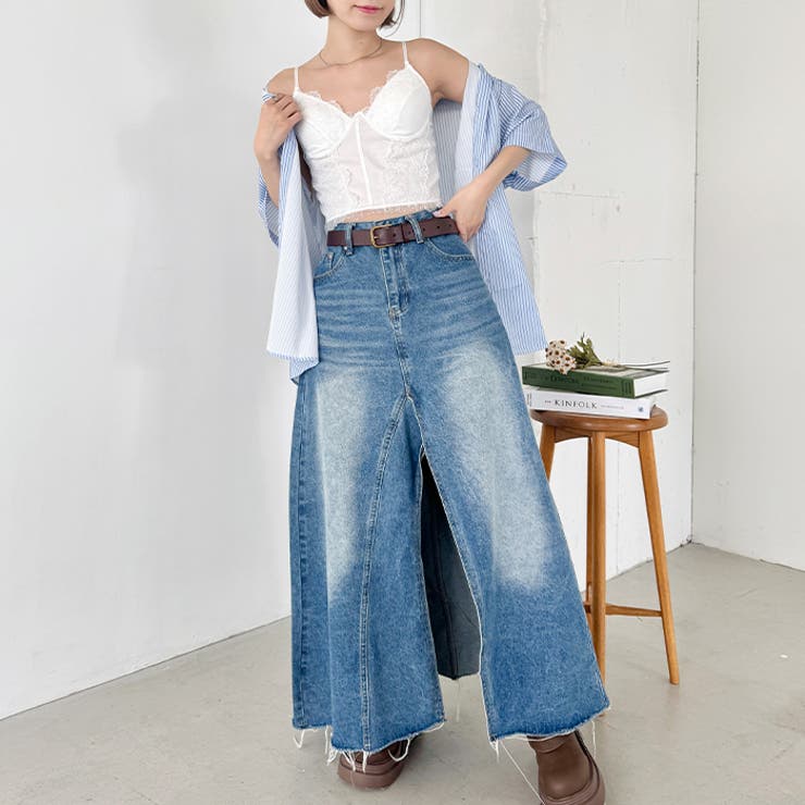 ドットチュールレースランジェリー風キャミソール | Outfitter lab | 詳細画像14 