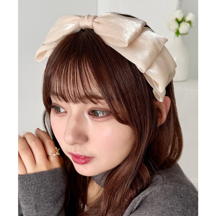 ボリュームリボンカチューシャ[品番：OUTW0000112]｜Outfitter