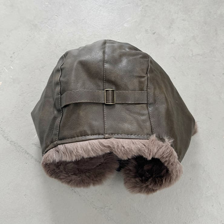 フェイクファーPUフライトキャップ | Outfitter lab | 詳細画像19 
