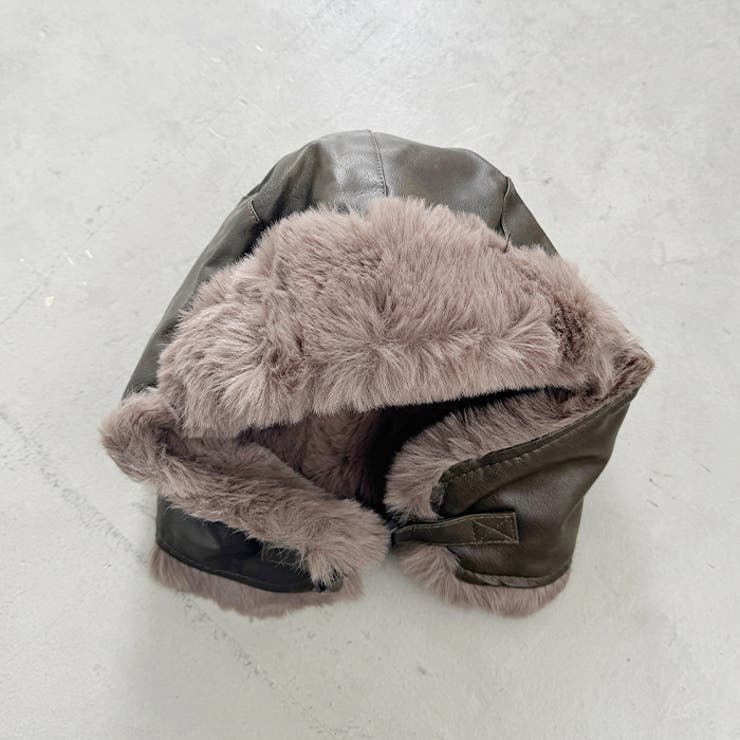 フェイクファーPUフライトキャップ | Outfitter lab | 詳細画像20 