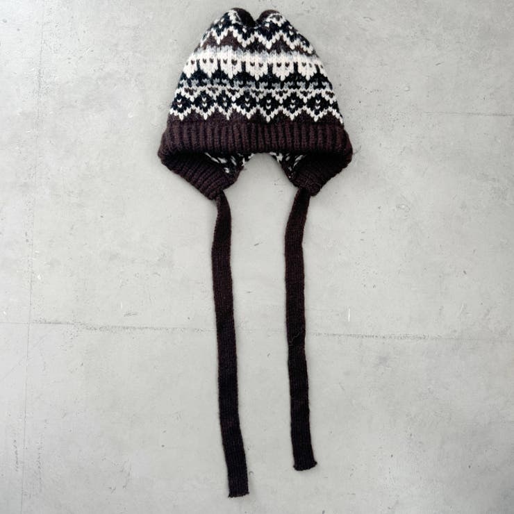 フェアアイル柄イヤーフラップビーニー | Outfitter lab | 詳細画像29 