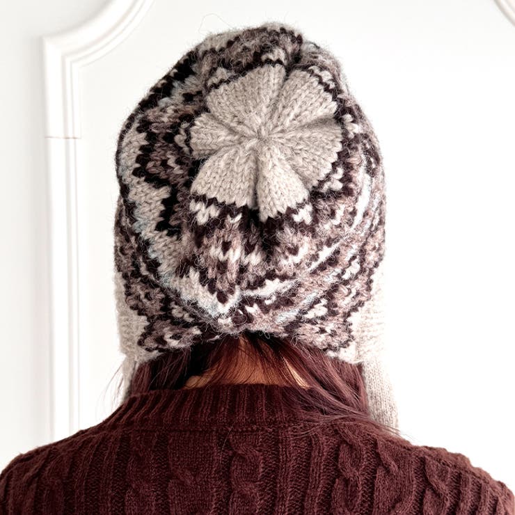 フェアアイル柄イヤーフラップビーニー | Outfitter lab | 詳細画像8 