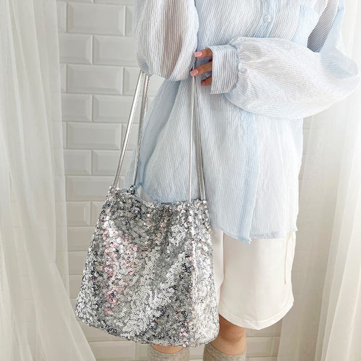 スパンコールメタリックトートバッグ[品番：OUTW0000113]｜Outfitter