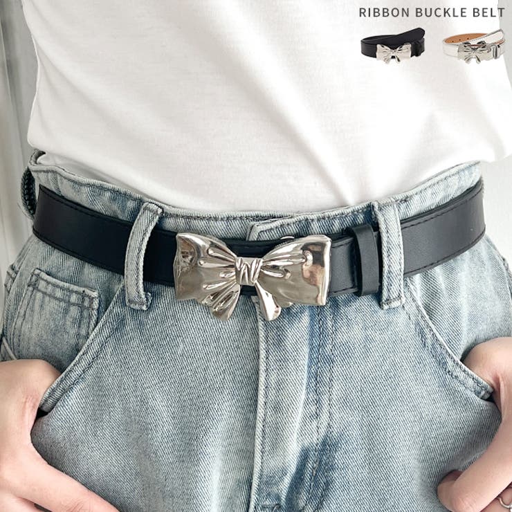 ANAYI リボンモチーフベルト シルバー リボンモチーフベルト | ANAYI/アナイ | 三越伊勢丹オンラインストア