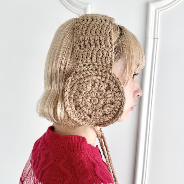 クロシェ編みポンポンイヤーマフ | Outfitter lab | 詳細画像27 