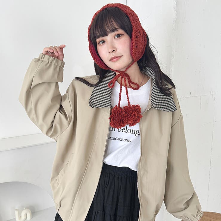 クロシェ編みポンポンイヤーマフ | Outfitter lab | 詳細画像34 