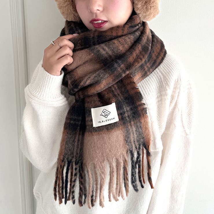 ボリュームチェックマフラー | Outfitter lab | 詳細画像11 