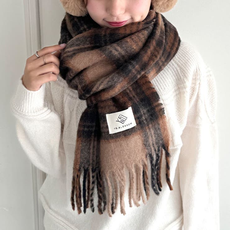 ボリュームチェックマフラー | Outfitter lab | 詳細画像12 