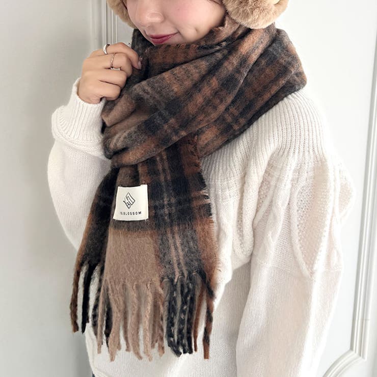 ボリュームチェックマフラー | Outfitter lab | 詳細画像13 