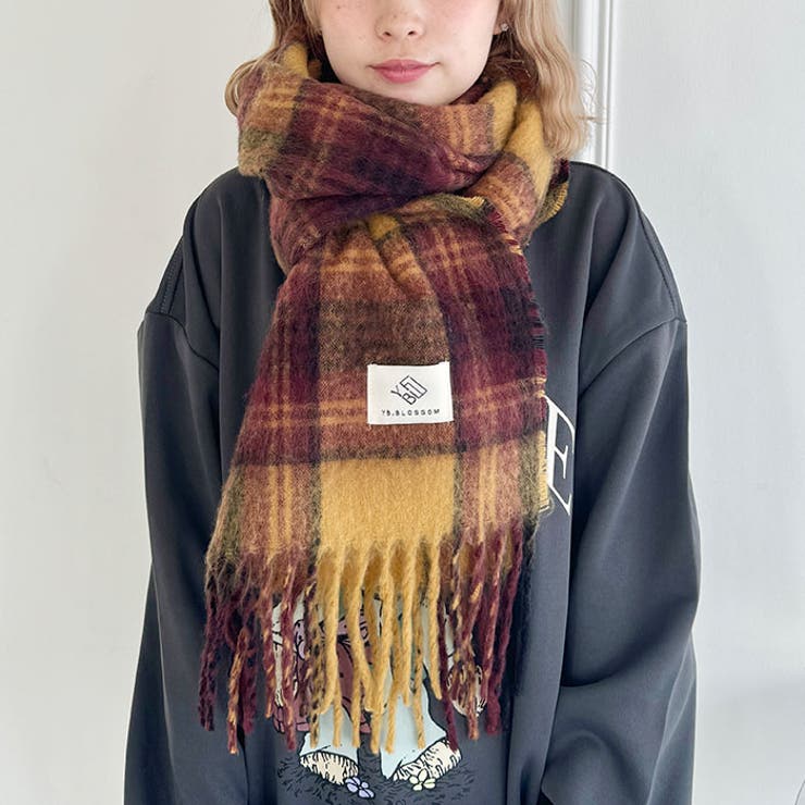 ボリュームチェックマフラー | Outfitter lab | 詳細画像23 