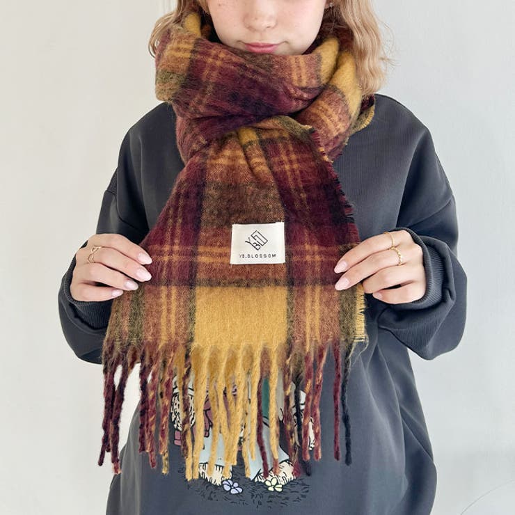 ボリュームチェックマフラー | Outfitter lab | 詳細画像25 