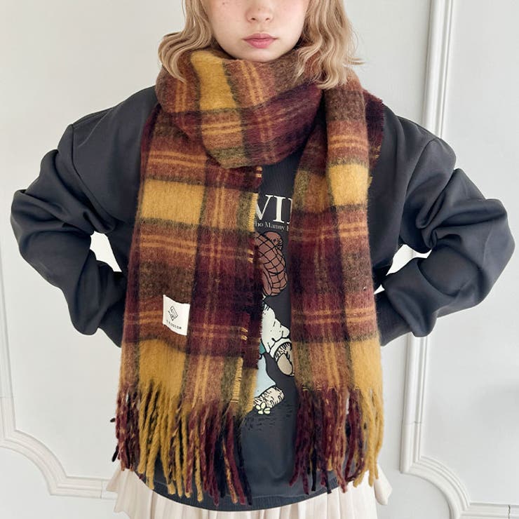 ボリュームチェックマフラー | Outfitter lab | 詳細画像27 