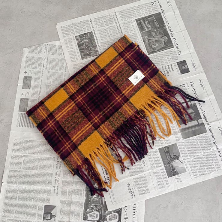 ボリュームチェックマフラー | Outfitter lab | 詳細画像28 