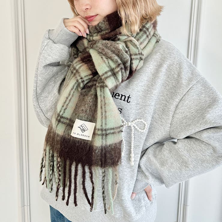 ボリュームチェックマフラー | Outfitter lab | 詳細画像37 