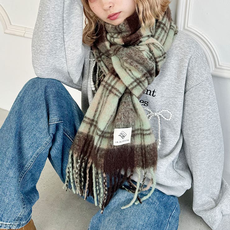 ボリュームチェックマフラー | Outfitter lab | 詳細画像38 