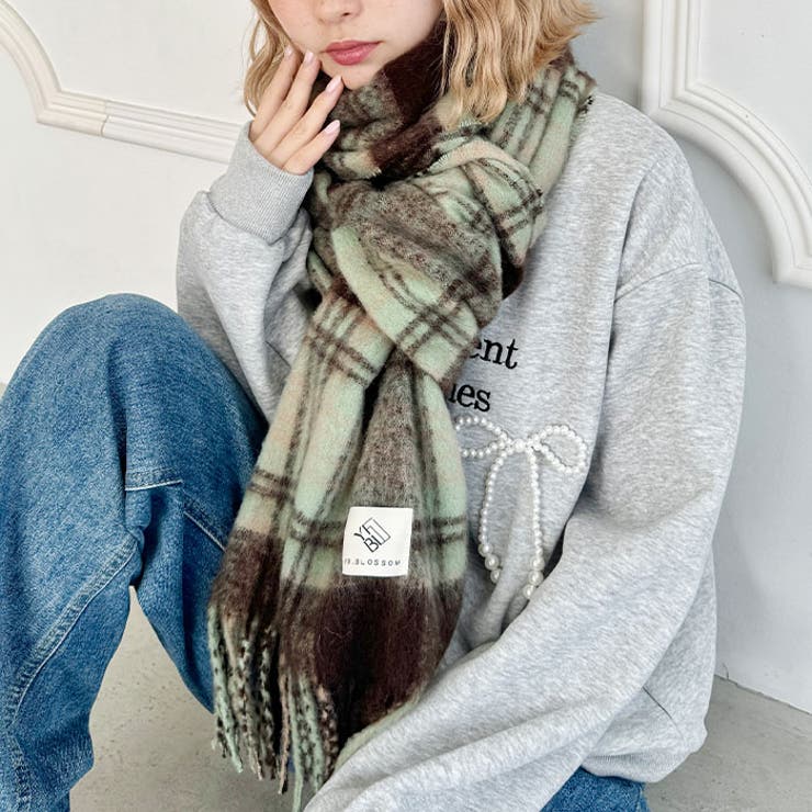 ボリュームチェックマフラー | Outfitter lab | 詳細画像39 