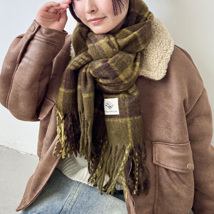 ボリュームチェックマフラー | Outfitter lab | 詳細画像42 