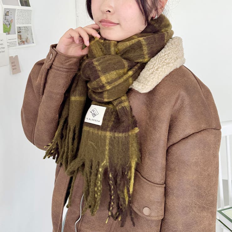 ボリュームチェックマフラー | Outfitter lab | 詳細画像44 