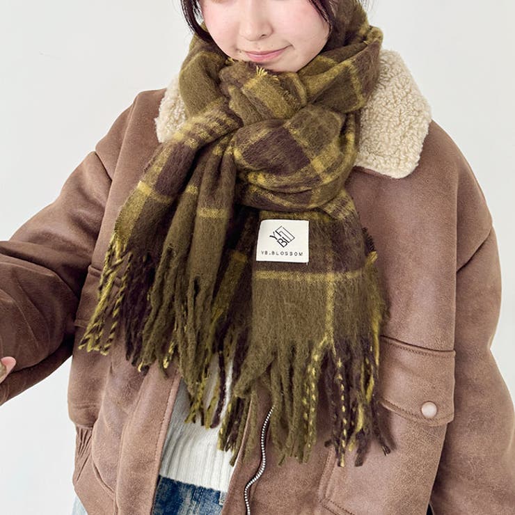 ボリュームチェックマフラー | Outfitter lab | 詳細画像45 