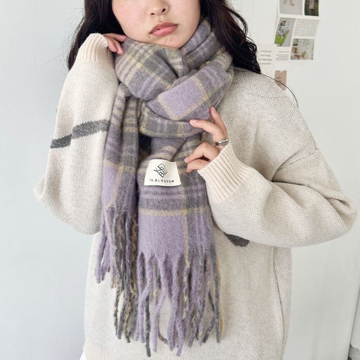 ボリュームチェックマフラー | Outfitter lab | 詳細画像48 