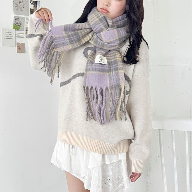 ボリュームチェックマフラー | Outfitter lab | 詳細画像51 