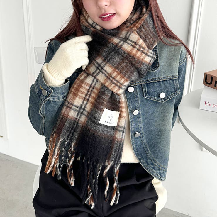 ボリュームチェックマフラー | Outfitter lab | 詳細画像6 