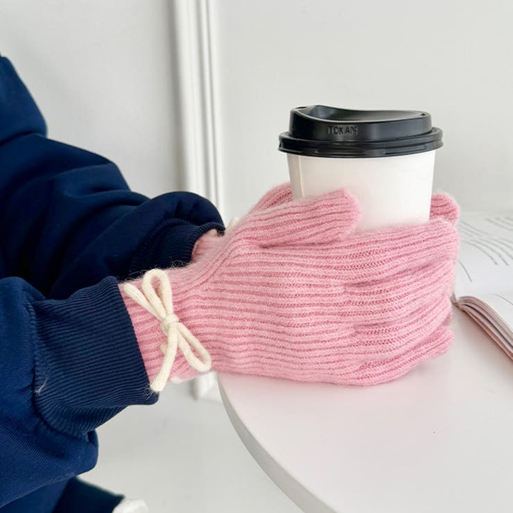 【スマホ対応】バイカラーリボン手袋 | Outfitter lab | 詳細画像44 