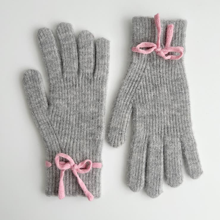 【スマホ対応】バイカラーリボン手袋 | Outfitter lab | 詳細画像53 