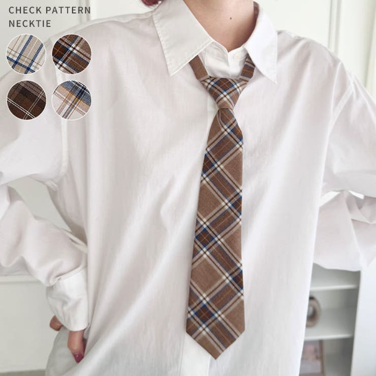 チェック柄ネクタイ | Outfitter lab | 詳細画像1 