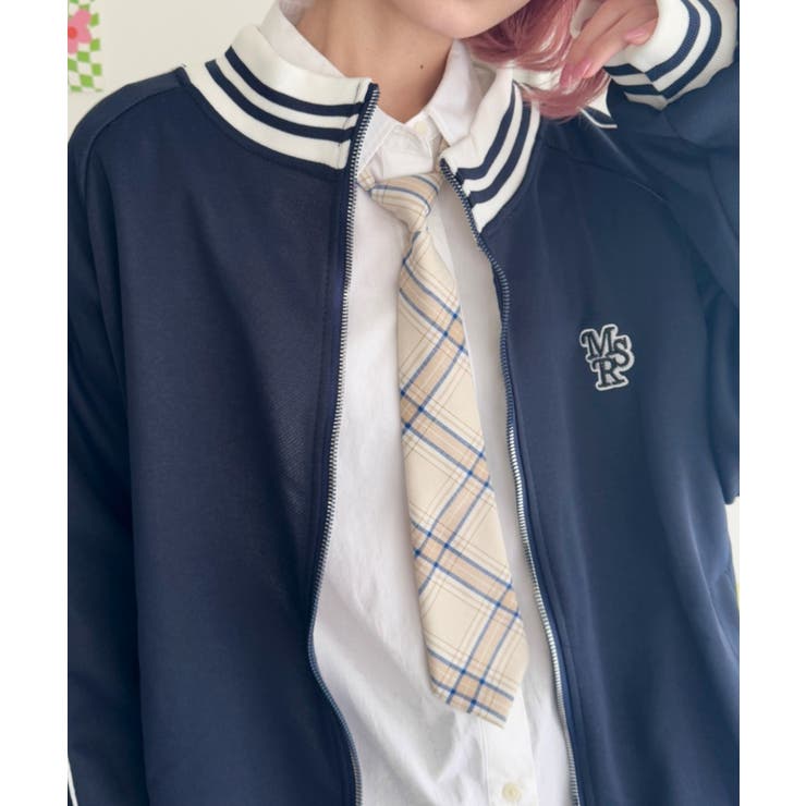 ベージュ | チェック柄ネクタイ | Outfitter lab