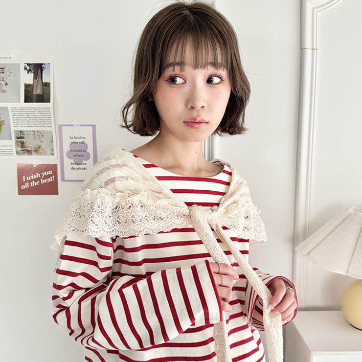 レイヤードヴィンテージレース巻きスカート | Outfitter lab | 詳細画像16 