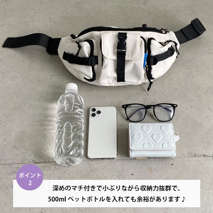 トリプルポケットナイロンボディバッグ | Outfitter lab | 詳細画像3 