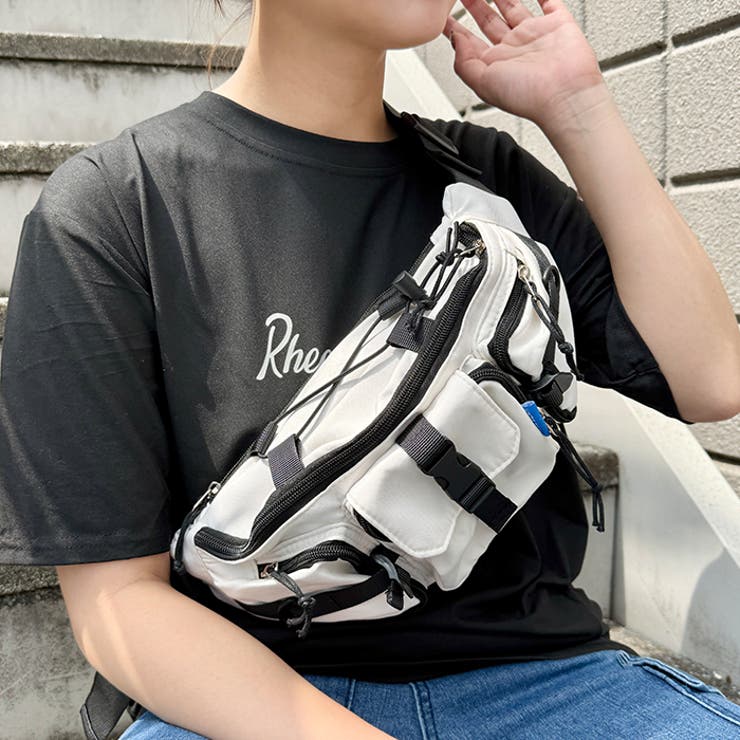 トリプルポケットナイロンボディバッグ | Outfitter lab | 詳細画像7 
