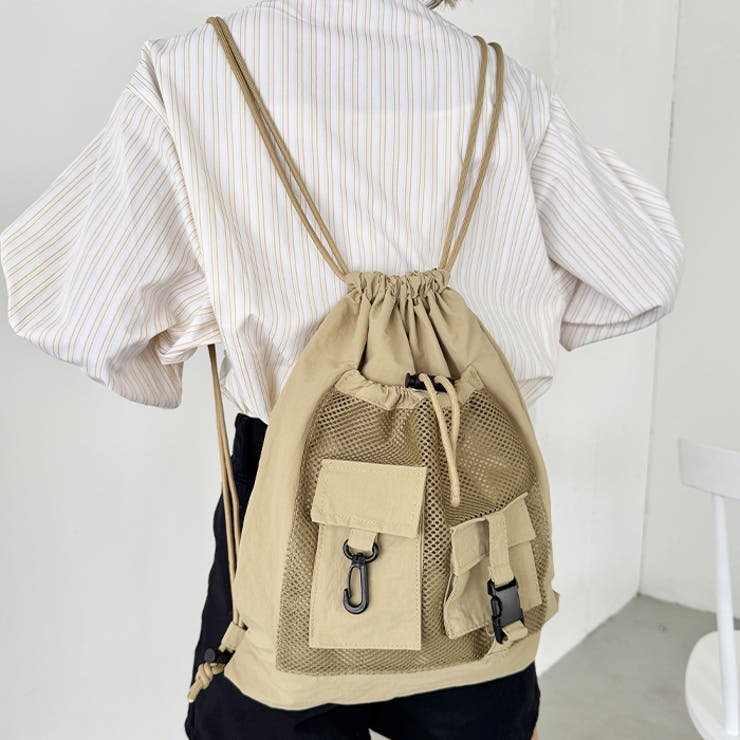 ダブルポケットメッシュナップサック | Outfitter lab | 詳細画像29 