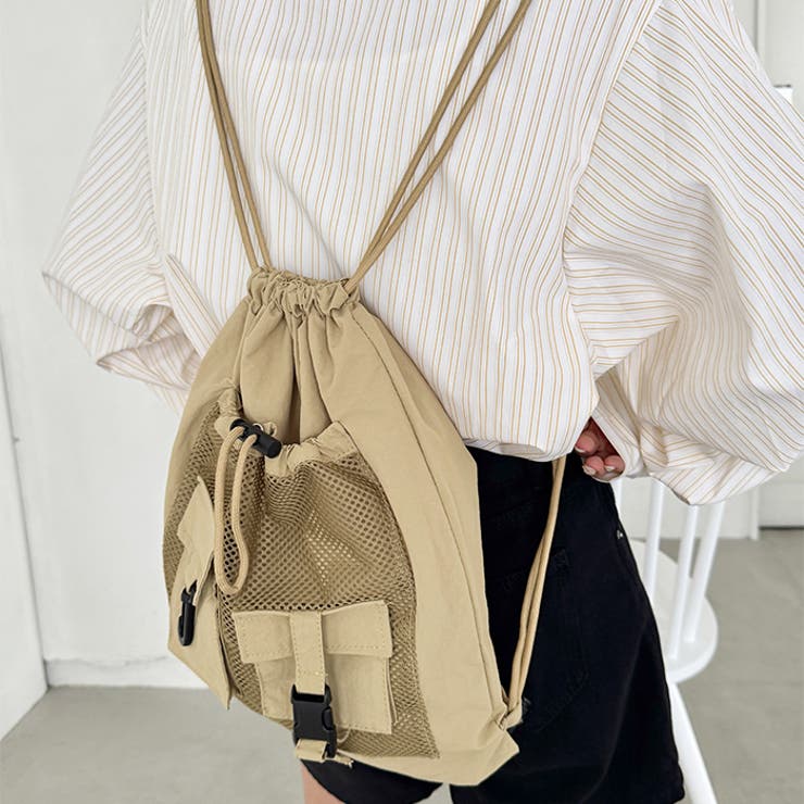 ダブルポケットメッシュナップサック | Outfitter lab | 詳細画像31 