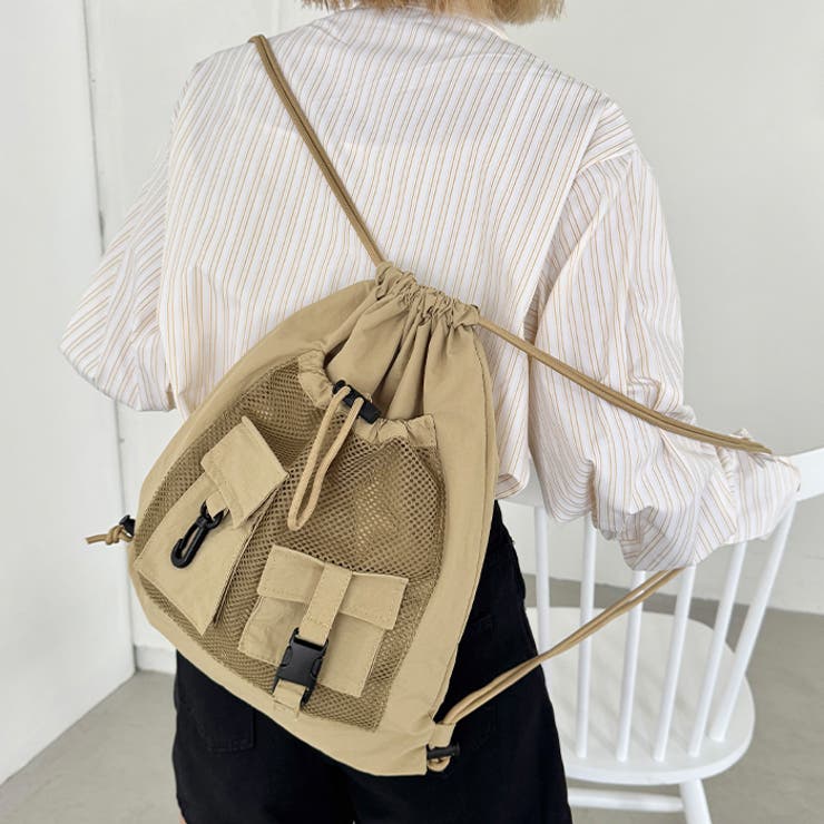 ダブルポケットメッシュナップサック | Outfitter lab | 詳細画像32 