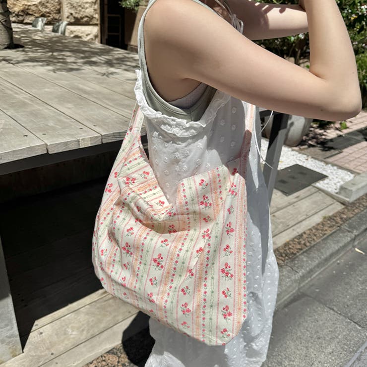 フラワーパターントートバッグ | Outfitter lab | 詳細画像13 