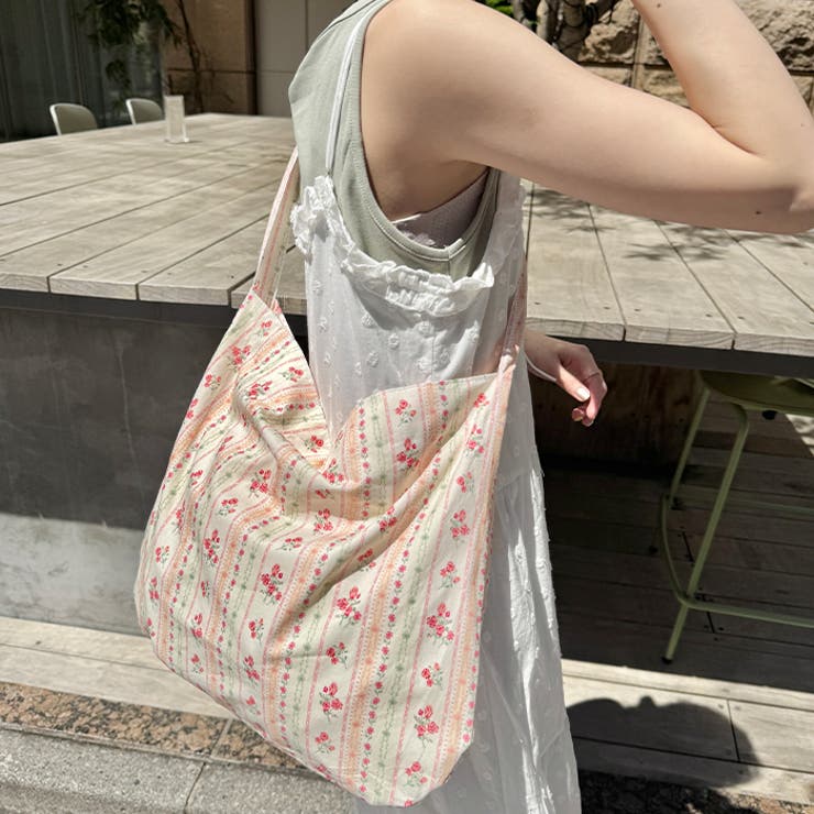 フラワーパターントートバッグ | Outfitter lab | 詳細画像14 